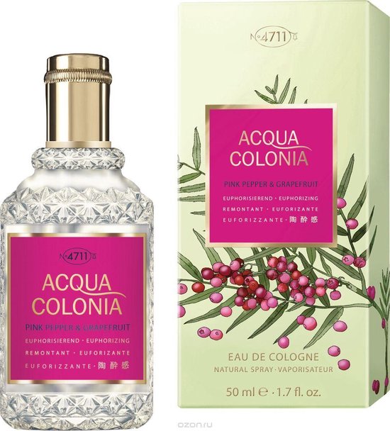 4711 Acqua Colonia eau de cologne - Pink Pepper & Grapefruit - natural spray - 50 ml