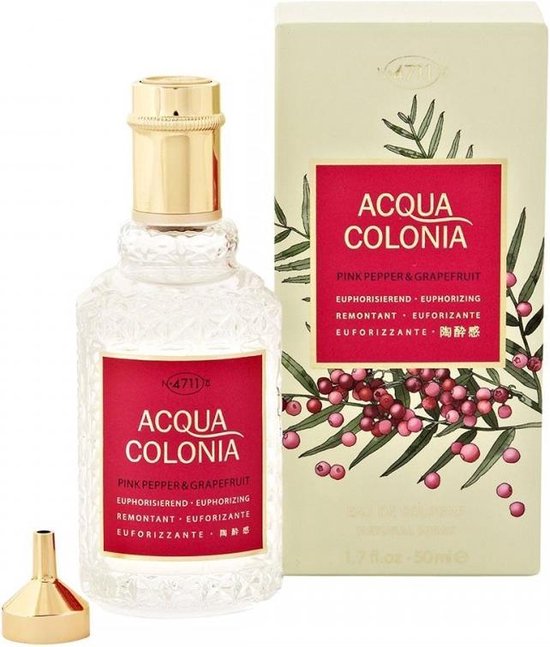 4711 Acqua Colonia eau de cologne - Pink Pepper & Grapefruit - natural spray - 50 ml