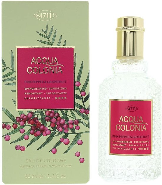 4711 Acqua Colonia eau de cologne - Pink Pepper & Grapefruit - natural spray - 50 ml