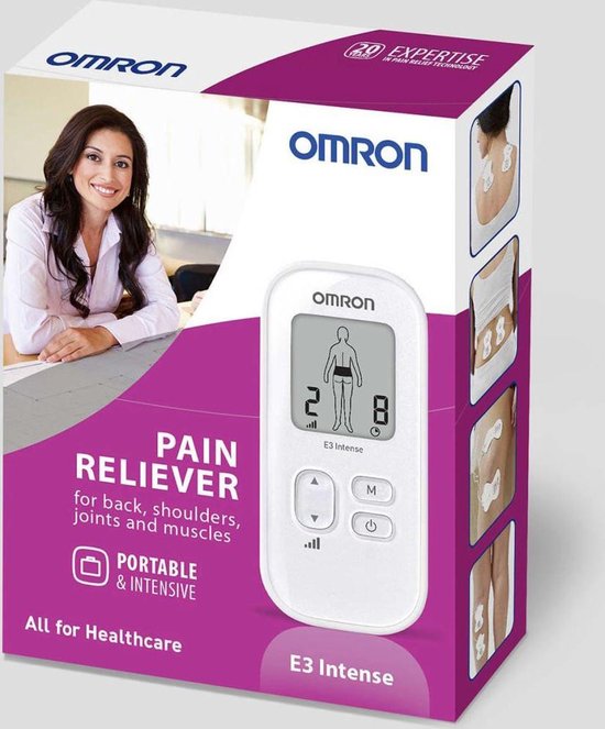 Omron TENS-apparaat E3 Intense - pijnverlichting - Wit