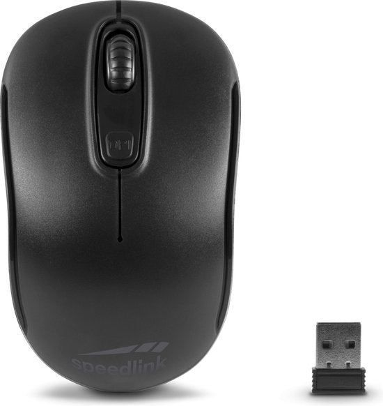 Speedlink CEPTICA muis - draadloos symmetrisch - USB - Zwart