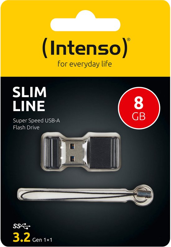 Intenso Slim Line USB-stick - 8 GB - USB 3.2