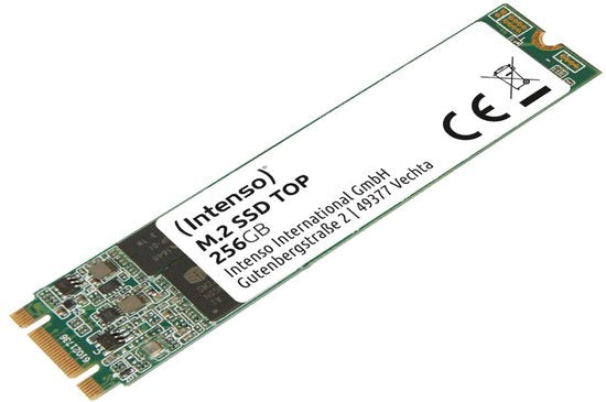 Intenso M.2 SSD - SATA III 2280 - 256 GB - 550 MB/s