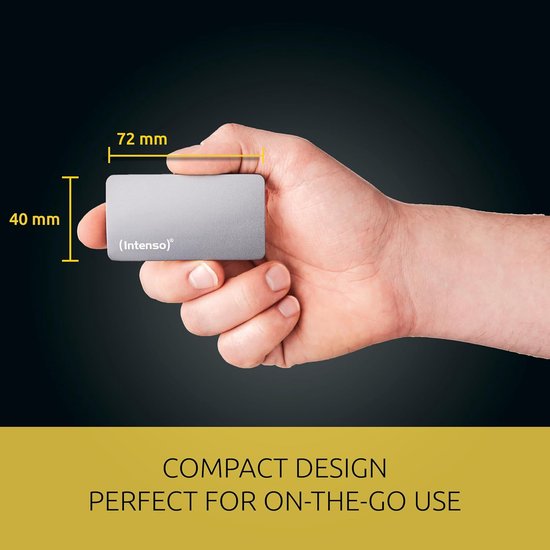 Intenso TX800 externe SSD - 1TB USB 3.2 20Gbit/s - aluminium
