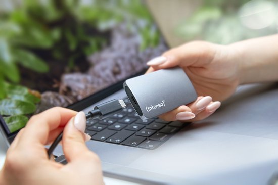 Intenso TX800 externe SSD - 1TB USB 3.2 20Gbit/s - aluminium