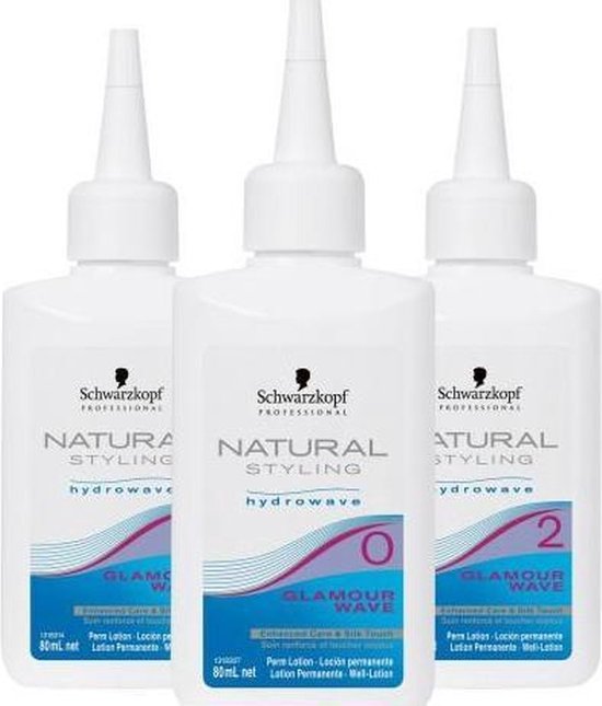 Schwarzkopf Natural Styling permanentvloeistof - Glamour Wave Hydrowave 1 - 80 ml