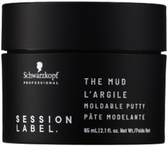 Schwarzkopf Session Label haarklei - The Mud - 65 ml