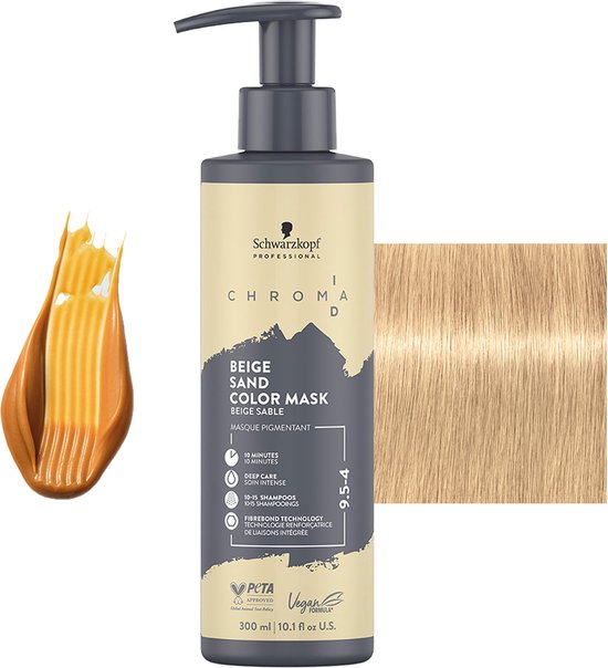 Schwarzkopf Chroma ID kleurmasker - 300 ml - Beige Sand