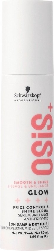 Schwarzkopf OSiS+ Smooth & Shine Glow serum - frizz control & shine - 50 ml