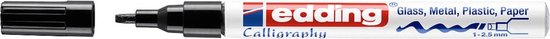Edding 753/5 S glanslakmarker set van 5 - kalligrafie punt 1-2,5 mm - assorti