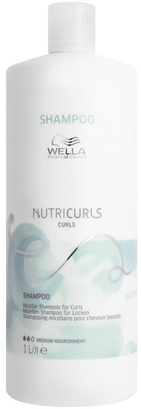 Wella Professionals Nutricurls shampoo - krullend & golvend haar - 1000 ml