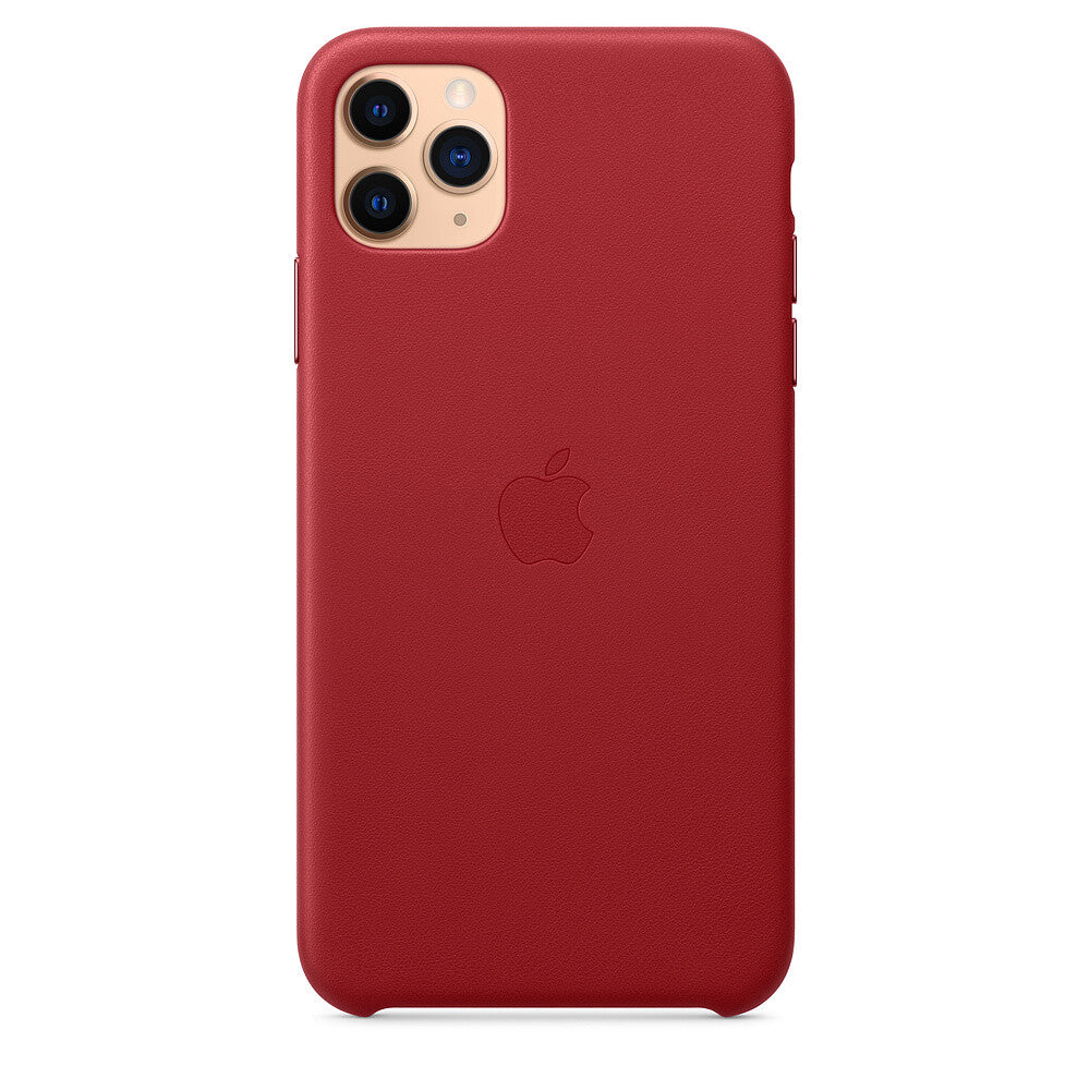 Apple iPhone 11 Pro Max Leather Case - (PRODUCT)RED