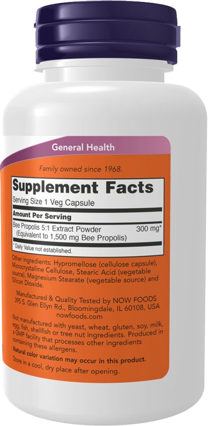 Propolis capsules - 1500 mg - 100 stuks
