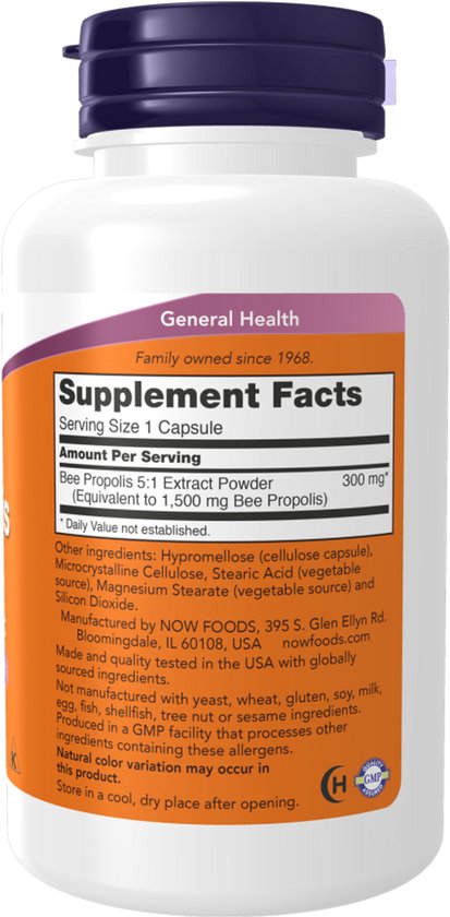 Propolis capsules - 1500 mg - 100 stuks