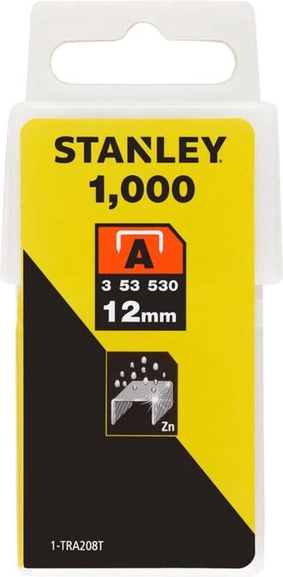 Stanley staples - type A 6 mm - 1,000 pieces