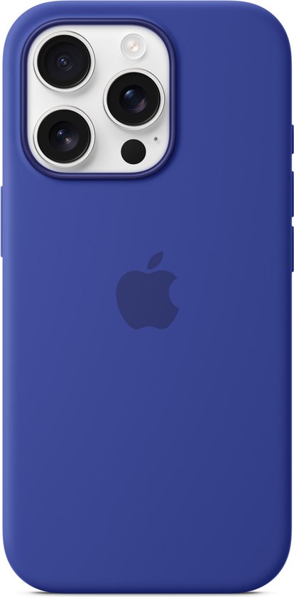 Apple Silicone Backcover MagSafe voor de Apple iPhone 16 Pro - Ultramarine
