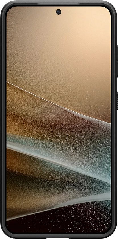 Spigen Liquid Air hoesje - Samsung Galaxy S25 - Matte zwart