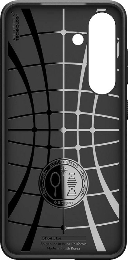 Spigen Liquid Air hoesje - Samsung Galaxy S25 - Matte zwart