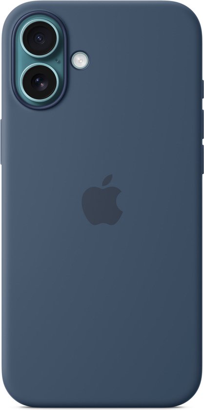 Apple iPhone 16 Plus hoesje - silicone MagSafe - denim