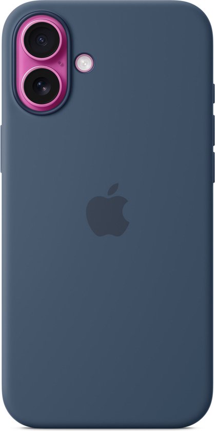Apple iPhone 16 Plus hoesje - silicone MagSafe - denim