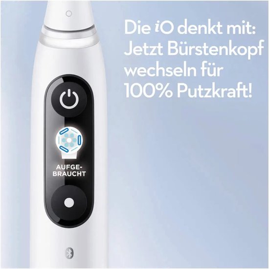 Oral-B iO Series 8N elektrische tandenborstel - vibrerende volwassenen - Wit