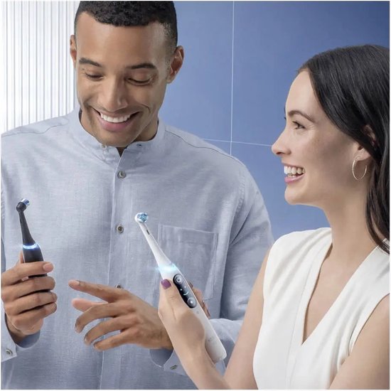Oral-B iO Series 8N elektrische tandenborstel - vibrerende volwassenen - Wit