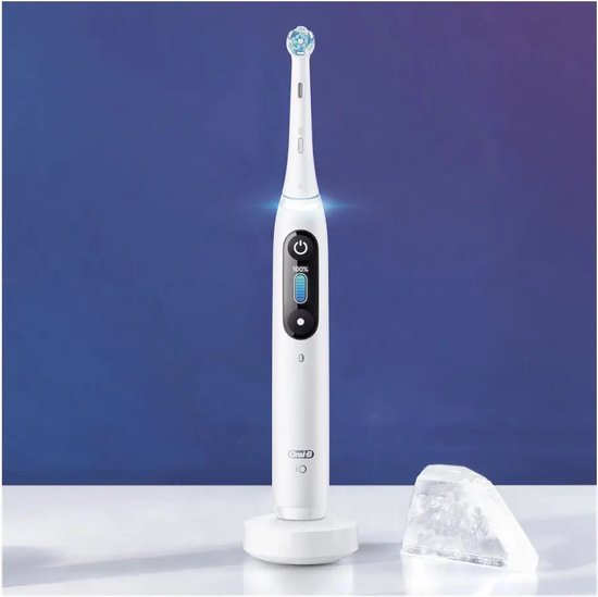 Oral-B iO Series 8N elektrische tandenborstel - vibrerende volwassenen - Wit