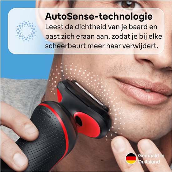 Braun Series 5 scheerapparaat - elektrisch - 51-R1000s - Rood