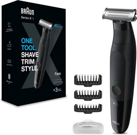 Braun Series X hybride trimmer - XT3100 - Zwart