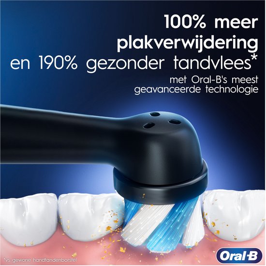 Oral-B iO 6 elektrische tandenborstel - set van 2 - Zwart en roze