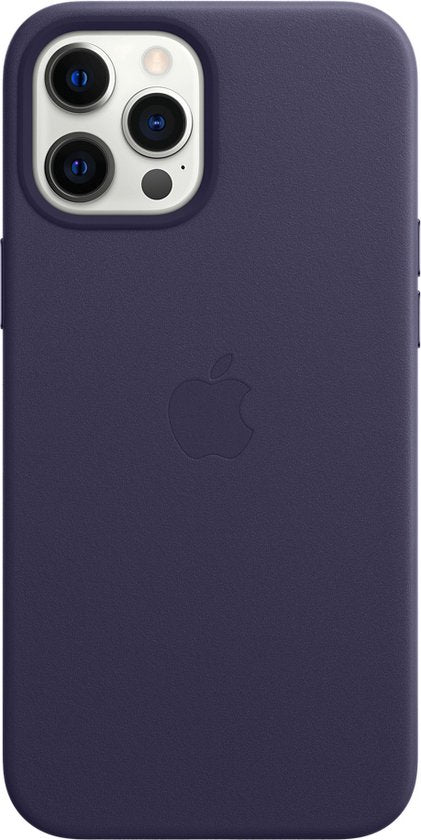 Apple iPhone 12 Pro Max Case - Leather MagSafe - Purple