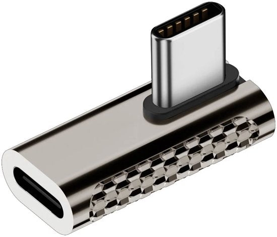 4smarts USB-C adapter set van 4 - 100W 5A haakse hoek