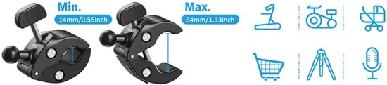 4smarts ErgoFix H24 tablethouder - universeel - Zwart