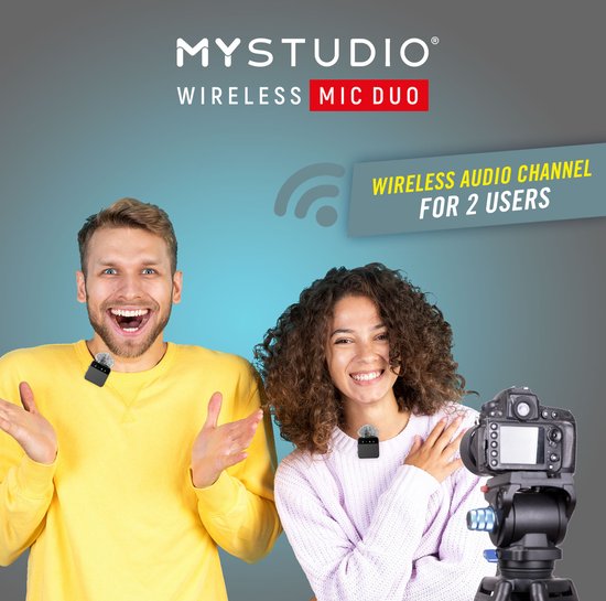 MyStudio draadloze microfoon - duo