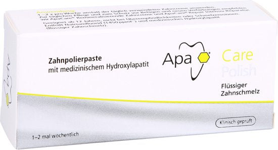 ApaCare Polish polijstpasta - tandverzorging - verwijdert verkleuringen - 20 ml