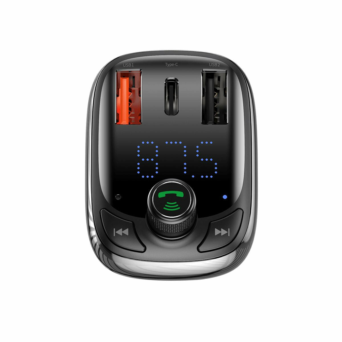 Baseus Bluetooth FM Transmitter Carkit Universeel - Zwart