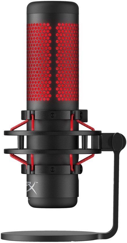 HyperX QuadCast streaming microfoon - PS4/Windows/Mac - Rood
