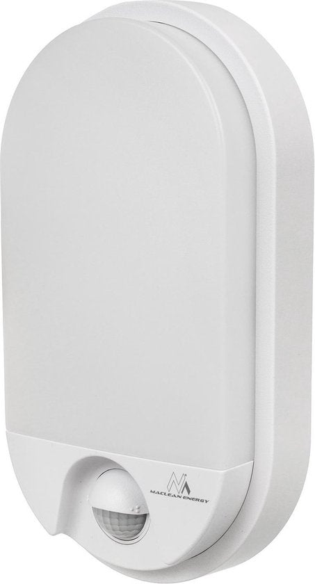 Maclean MCE340 W wandlamp - LED met bewegingssensor - 15W IP54 1100 lm - Wit