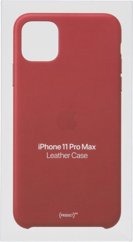 Apple - Leren Hoesje - iPhone 11 Pro Max - Rood