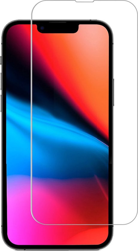NuGlas Premium Screenprotector Voor iPhone 14 Plus / 13 Pro Max - Tempered Glass 2.5D