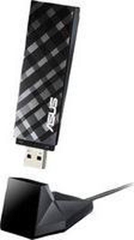 ASUS USB-AC53 wifi adapter - AC - Zwart