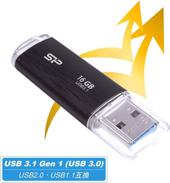 Silicon Power USB-stick - Blaze B02 - 16 GB