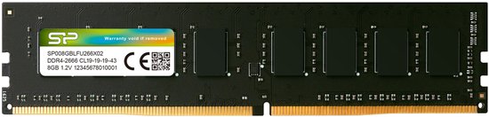 Silicon Power desktopgeheugen - DDR4 UDIMM - 8 GB - 2666 MHz - CL19 - SP008GBLFU266X02
