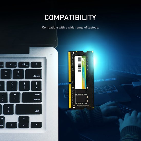 Silicon Power laptopgeheugen - DDR4 8 GB - 2666 MHz CL19 - SODIMM - SP008GBSFU266X02
