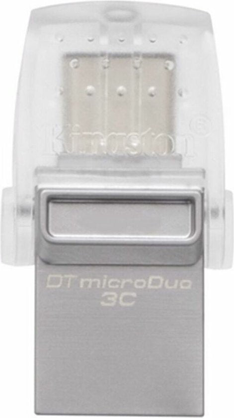 Kingston DataTraveler microDuo 3C USB-stick - 256 GB - USB-A 3.2 Gen 1 en USB-C - Violet