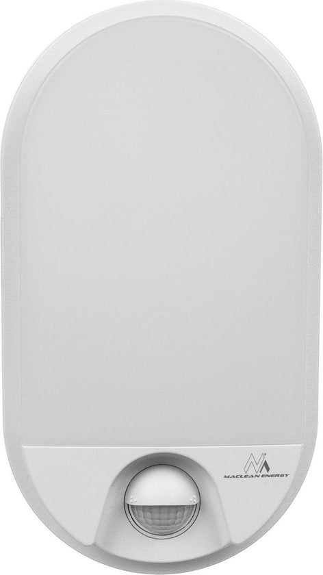 Maclean MCE340 W wandlamp - LED met bewegingssensor - 15W IP54 1100 lm - Wit