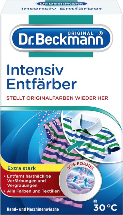 Dr. Beckmann Intensive Colour Run Remover - 3-in-1 - restores whites and colourfast textiles - 200 g
