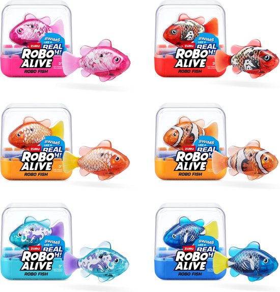 ZURU Robo Fish - Series 3 - zwemmende robotvis - assorti