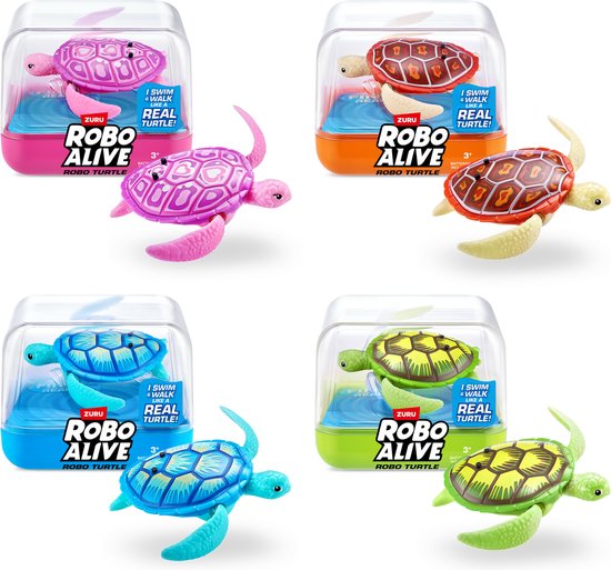 Robo Turtle zwemmende robotschildpad - 1 stuk