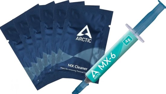 Arctic MX-6 koelpasta - 4 g - inclusief 6 MX cleaner